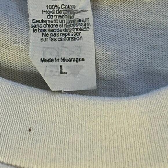 JOHN ANNETTI White Cotton South Beach Surf Recue Long Sleeve Shirt Size Large - Picture 5 of 9